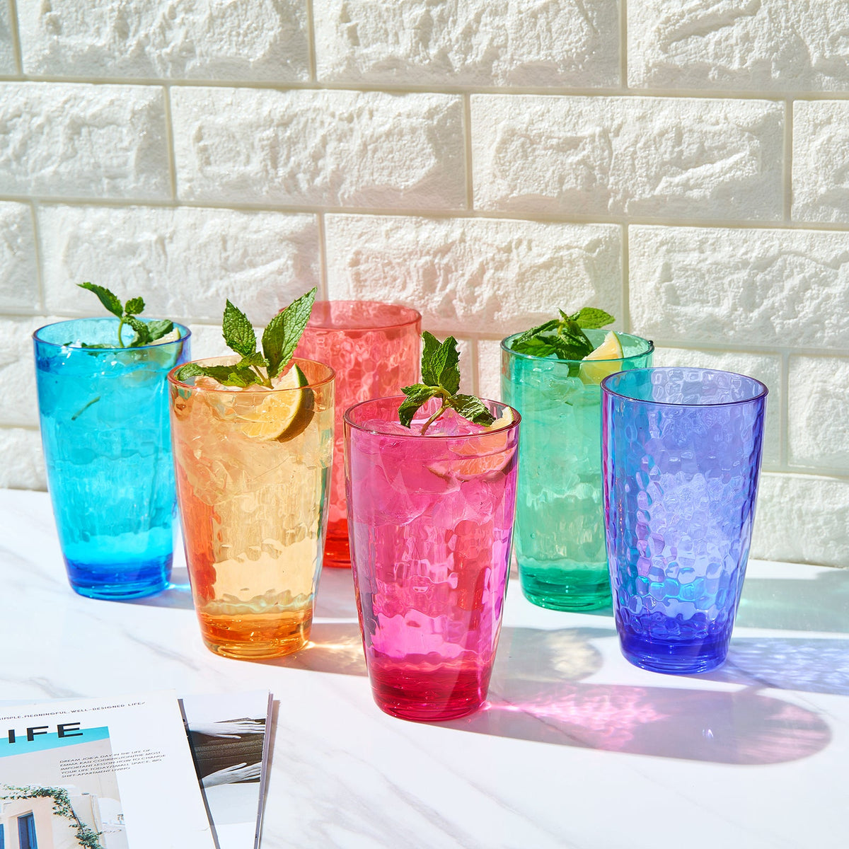 TEEK - Madrid Acrylic Highball Glassware Set HOME DECOR TEEK KS
