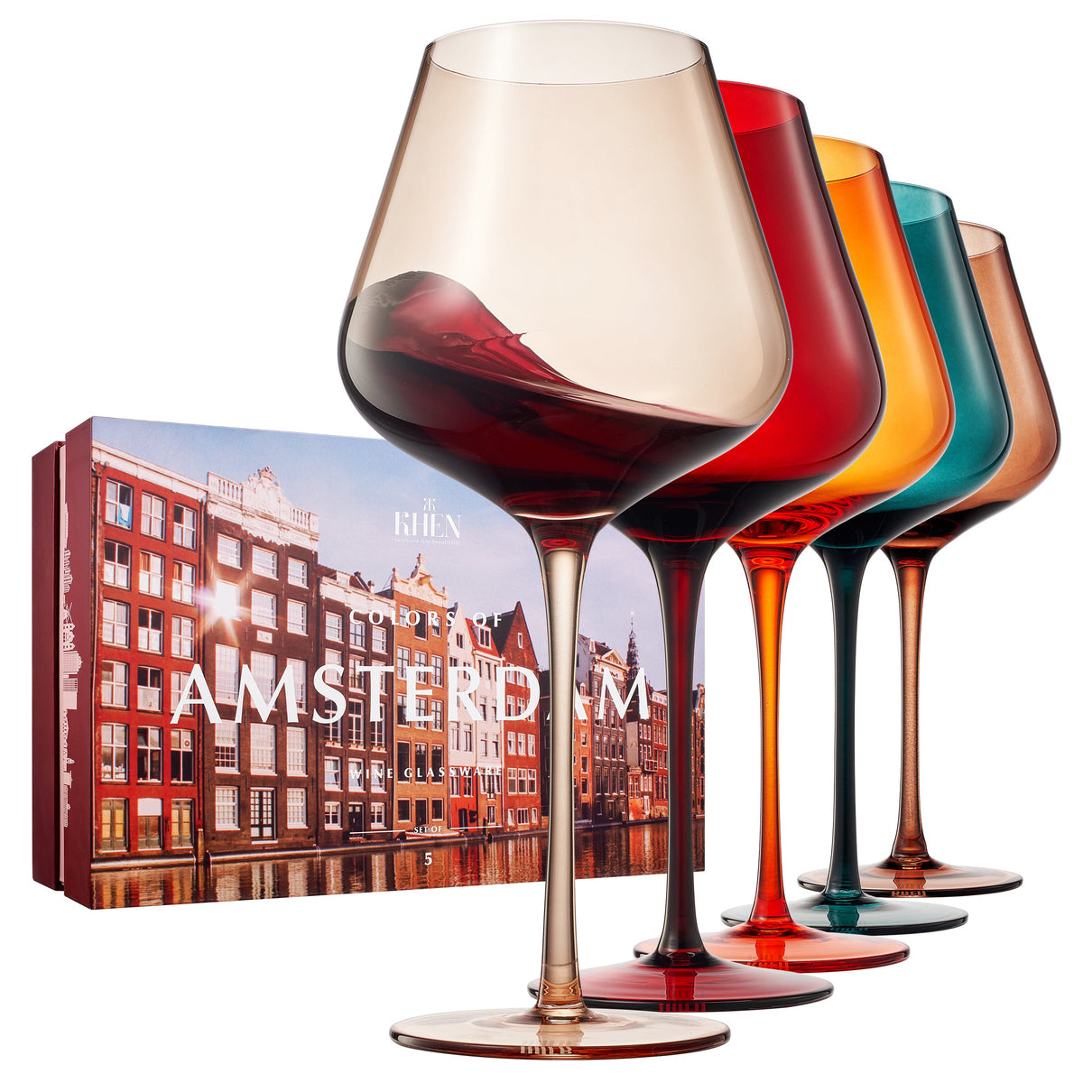 TEEK - Stagioni Stemmed Wine Glassware Amsterdam Set HOME DECOR TEEK KS