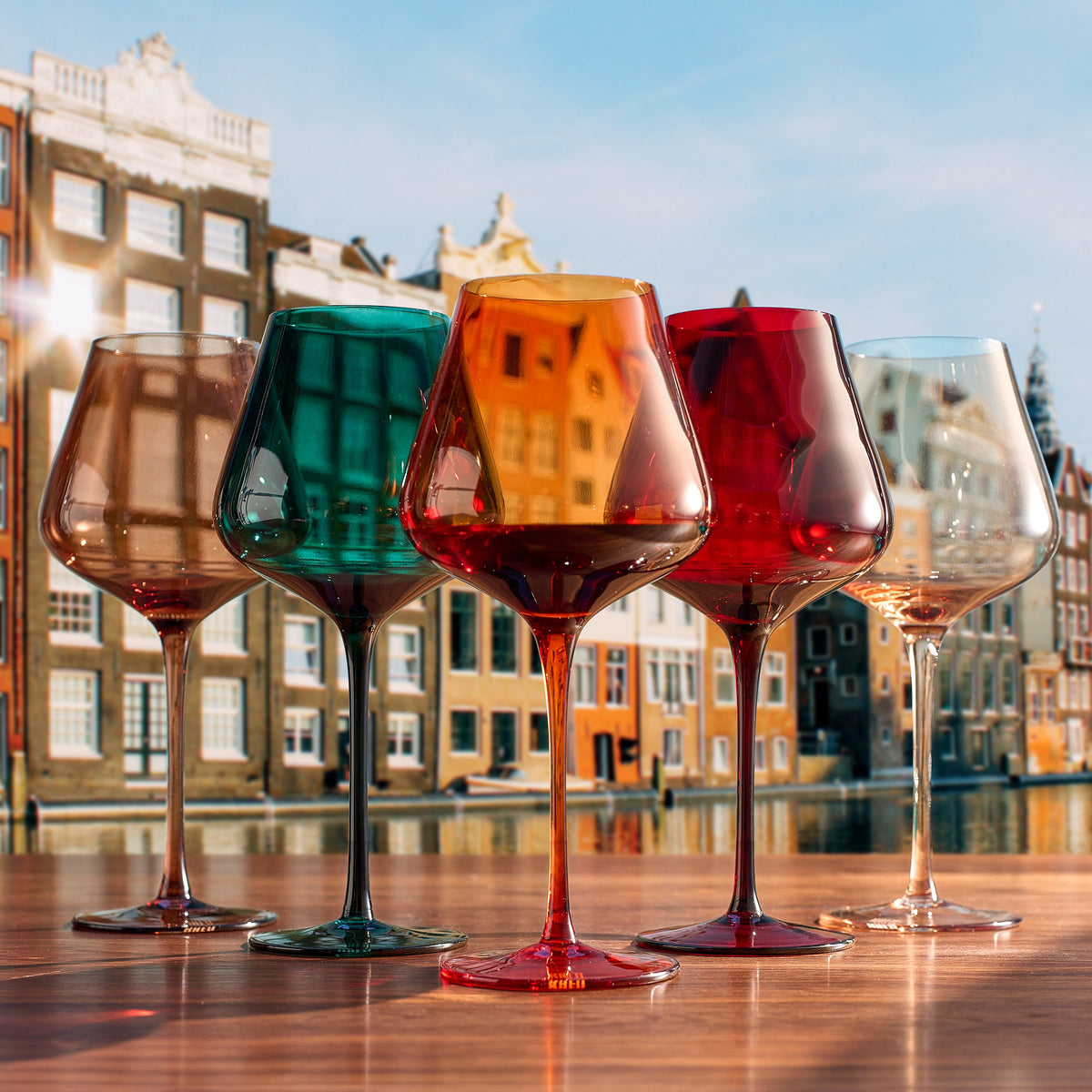 TEEK - Stagioni Stemmed Wine Glassware Amsterdam Set HOME DECOR TEEK KS