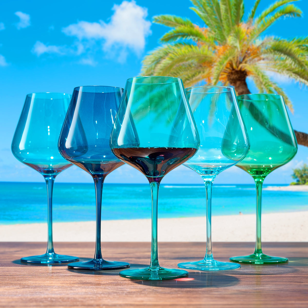 TEEK - Stagioni Stemmed Wine Glassware Hawaii Set HOME DECOR TEEK KS