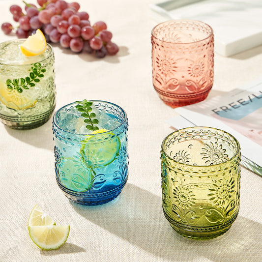 TEEK - Monet Lowball Tumbler Glassware Set HOME DECOR TEEK KS