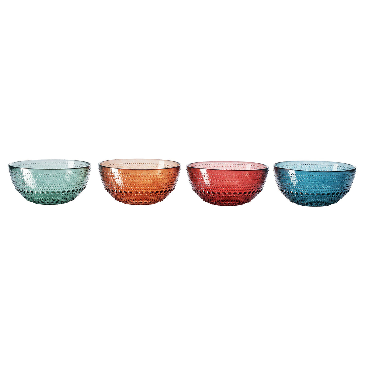 TEEK - Tonal Hobnail Bowl Glassware Set HOME DECOR TEEK KS
