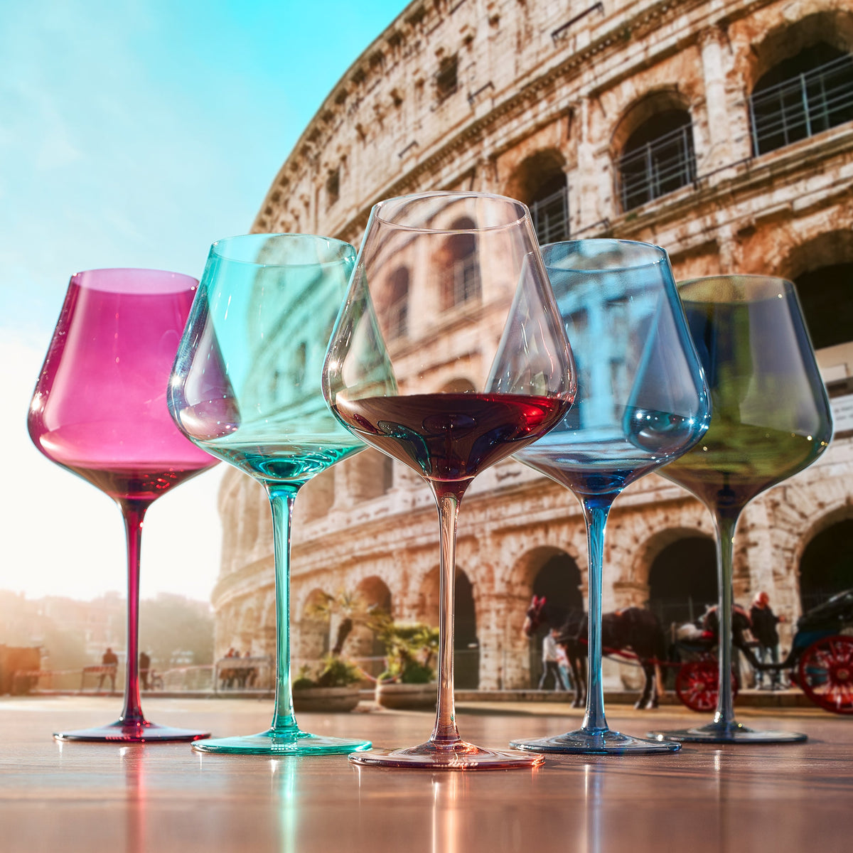 TEEK - Stagioni Stemmed Wine Glassware Rome Set HOME DECOR TEEK KS