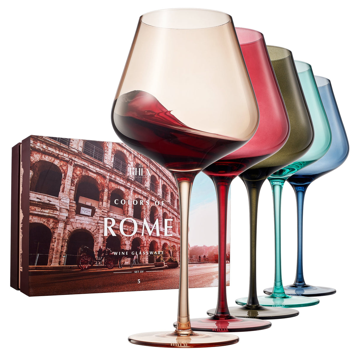 TEEK - Stagioni Stemmed Wine Glassware Rome Set HOME DECOR TEEK KS