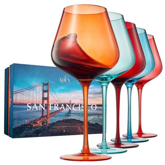 TEEK - Stagioni Stemmed Wine Glassware San Francisco Set HOME DECOR TEEK KS