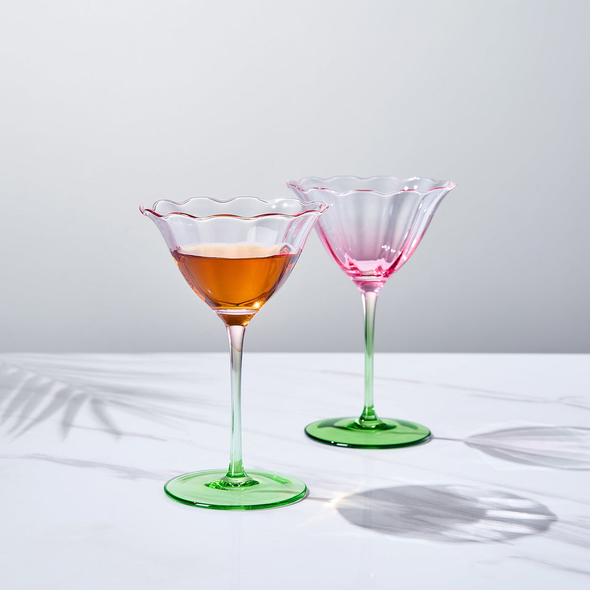 TEEK - Fiore Champagne Coupe Cocktail Glassware Set HOME DECOR TEEK KS