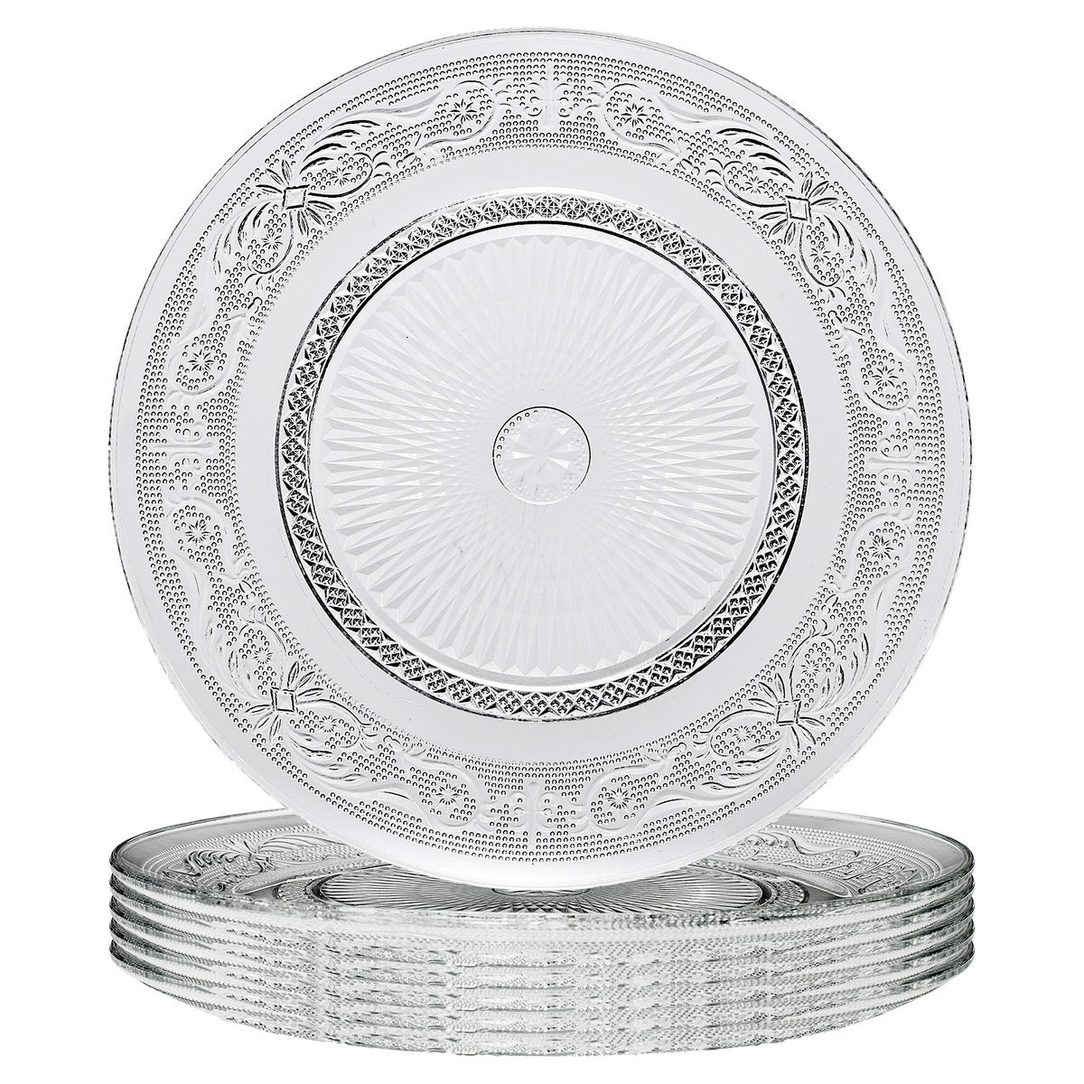 TEEK - Classica Vintage Glass Plate Set HOME DECOR TEEK KS