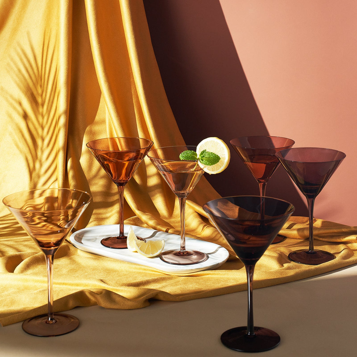 TEEK - Fortuna Martini Cocktail Glassware Set HOME DECOR TEEK KS