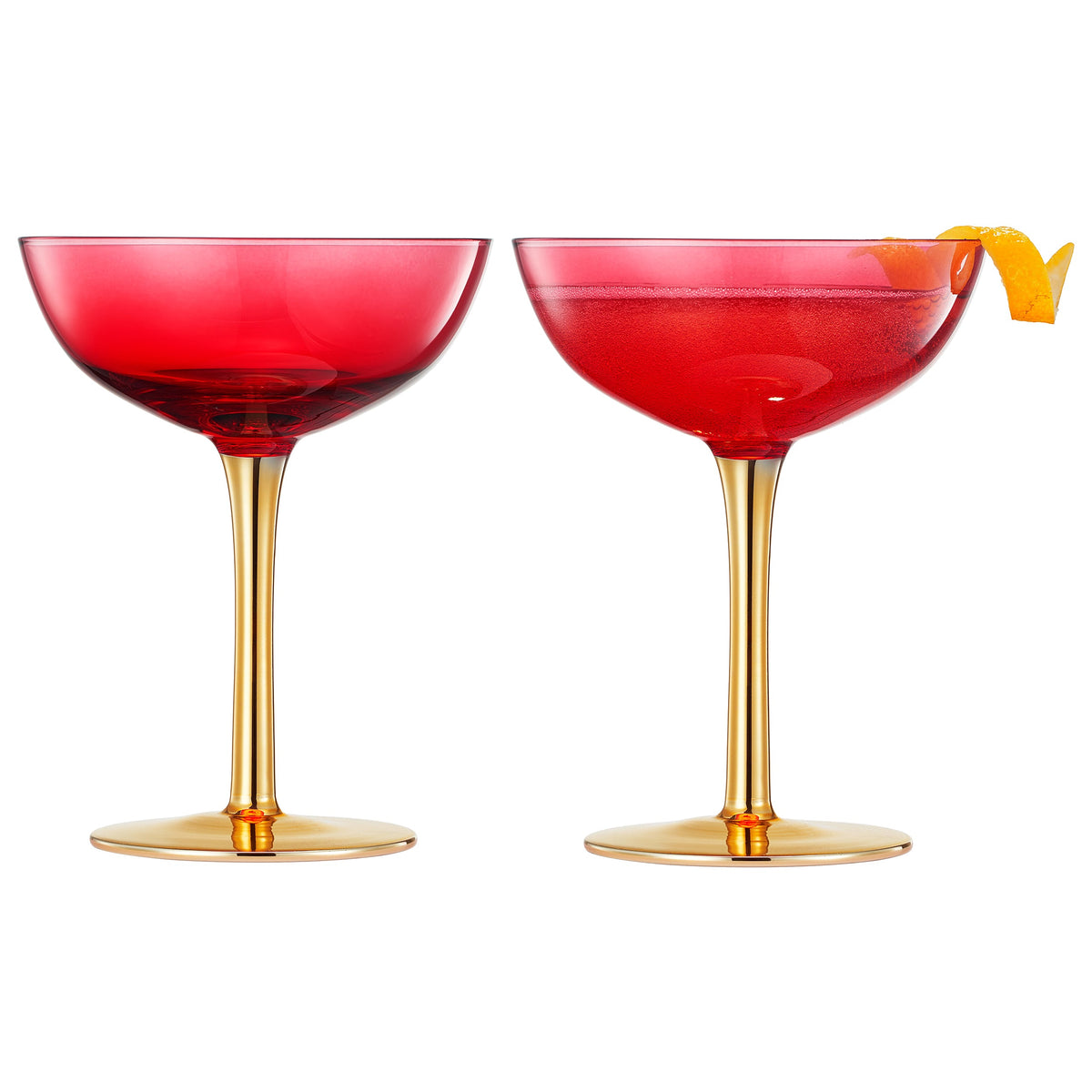 TEEK - Deco Champagne Coupe Cocktail Glassware Set HOME DECOR TEEK KS