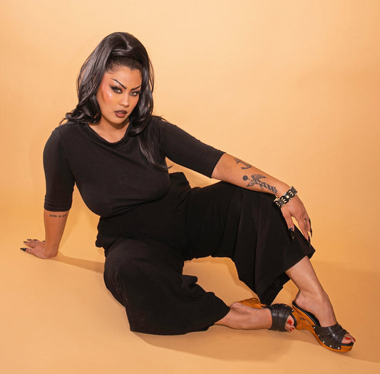 TEEK - Souvenir/without Ankle Strap - Black Leather SHOES TEEK LLS