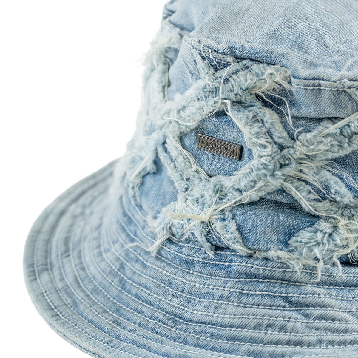 TEEK - Hat | M016 Rinaldi Denim Bucket Hat - Light Wash HAT TEEK MJ