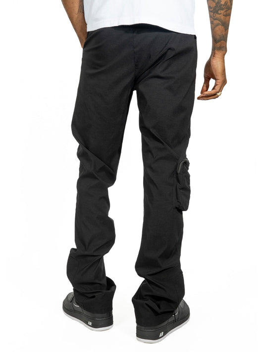 TEEK - M1625 Sartoni Nylon Stacked Pants - Black PANTS TEEK MJ