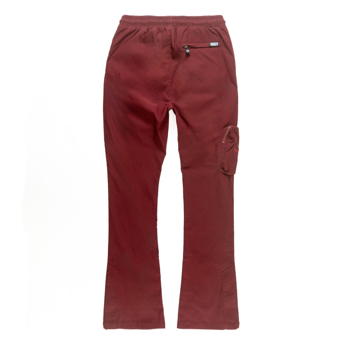 TEEK - M1625 Sartoni Nylon Stacked Pants - Burgundy PANTS TEEK MJ