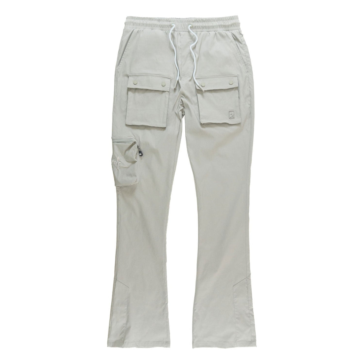 TEEK - M1625 Sartoni Nylon Stacked Pants - Gray PANTS TEEK MJ S GRAY