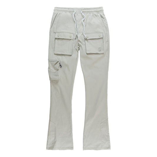 M1625 Sartoni Nylon Stacked Pants - Gray PANTS TEEK MJ S GRAY