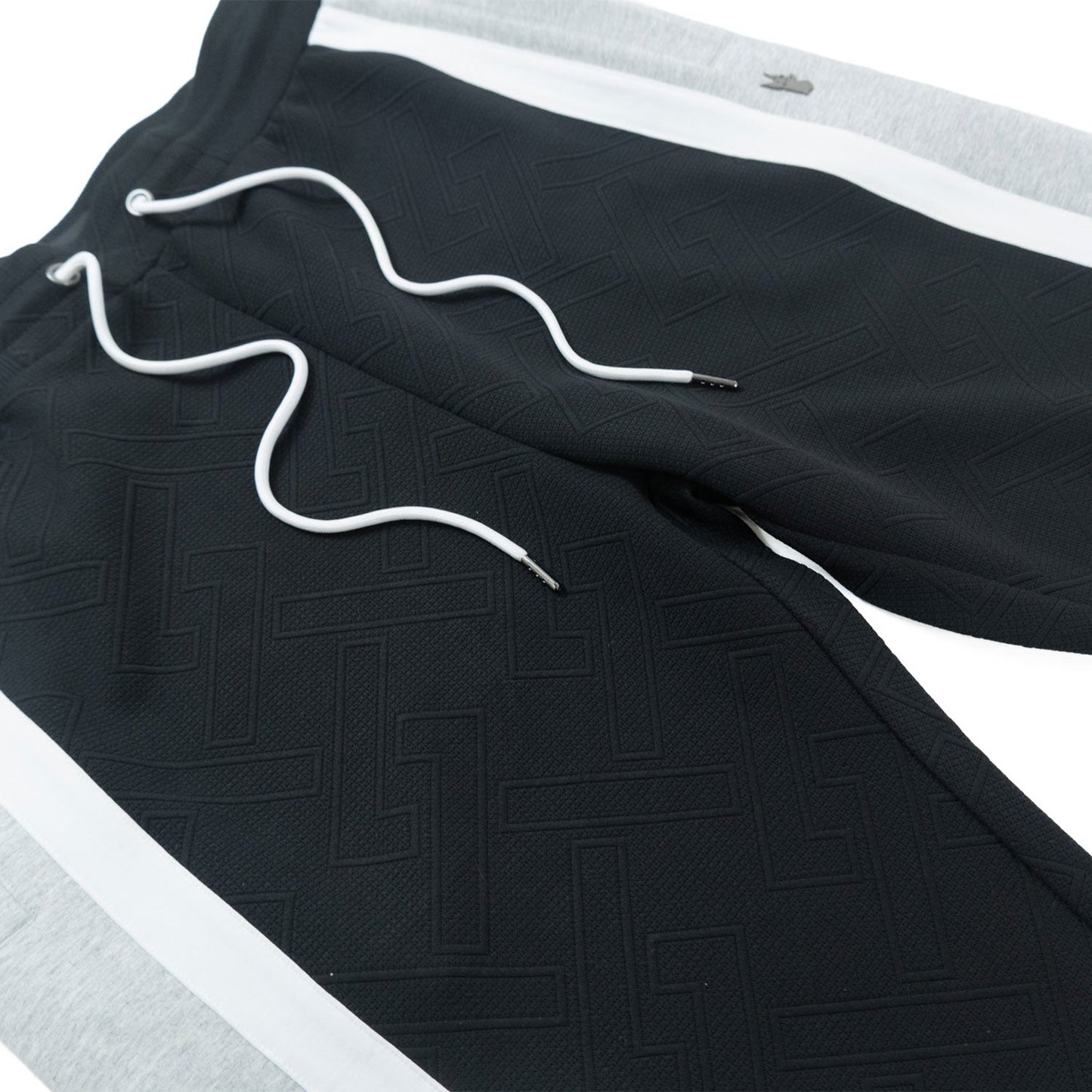 TEEK - M4490 Beanchi Jacquard Hoody Set - Black SET TEEK MJ