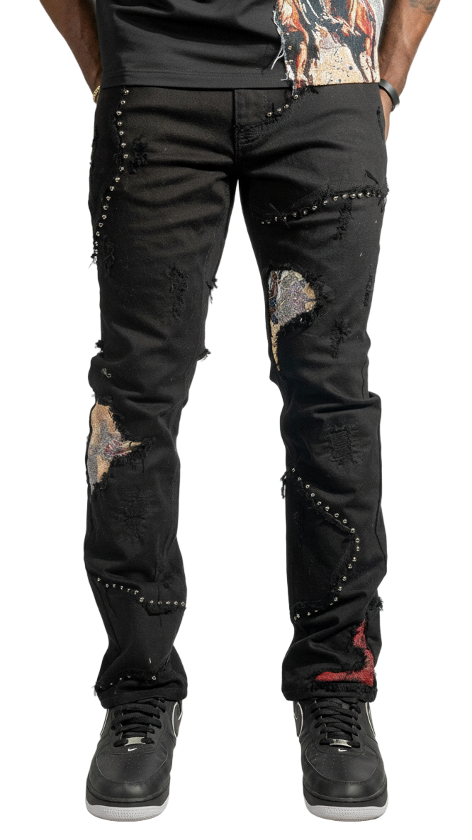 TEEK - Jeans | M1774 Ferdoni Pants - Black JEANS TEEK MJ BLACK 32/32