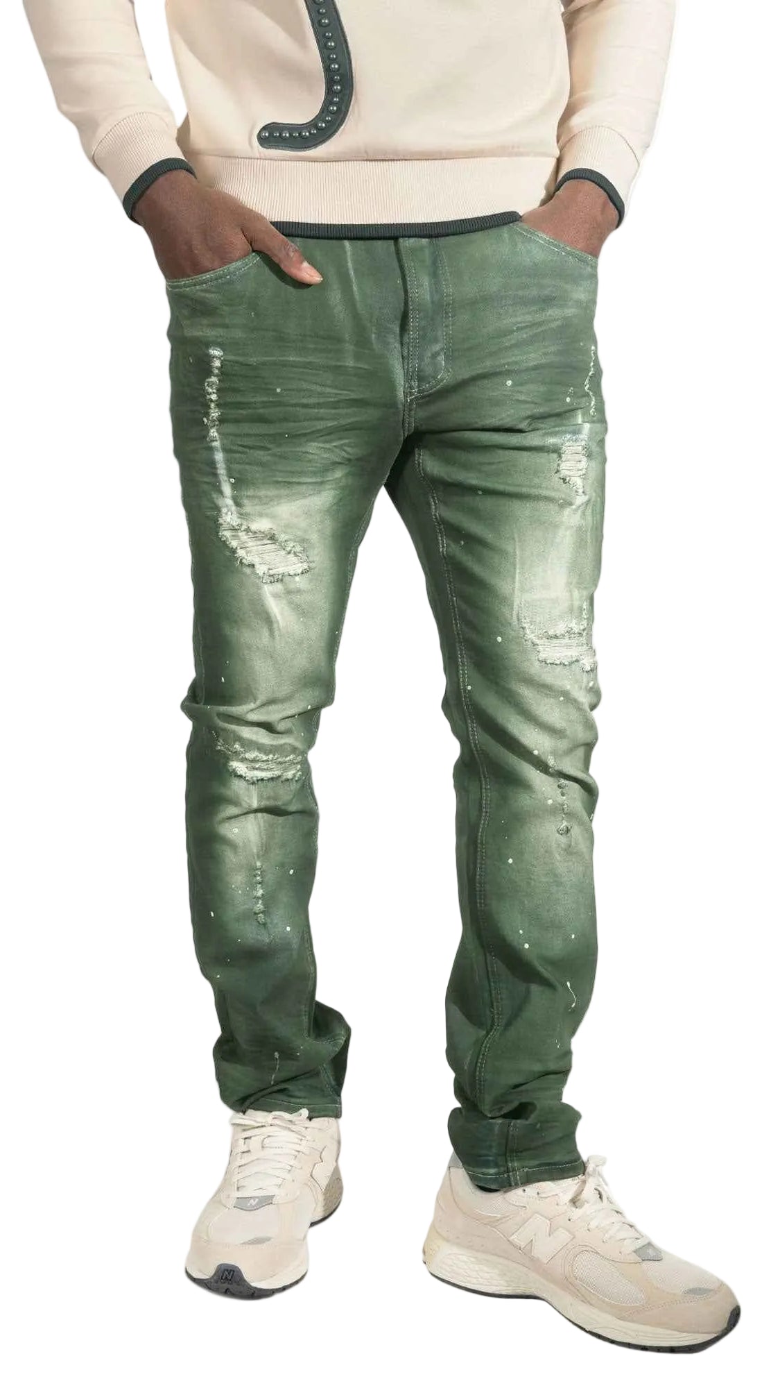 TEEK - Jeans | M1918 Lorenzino Pants - Olive JEANS TEEK MJ