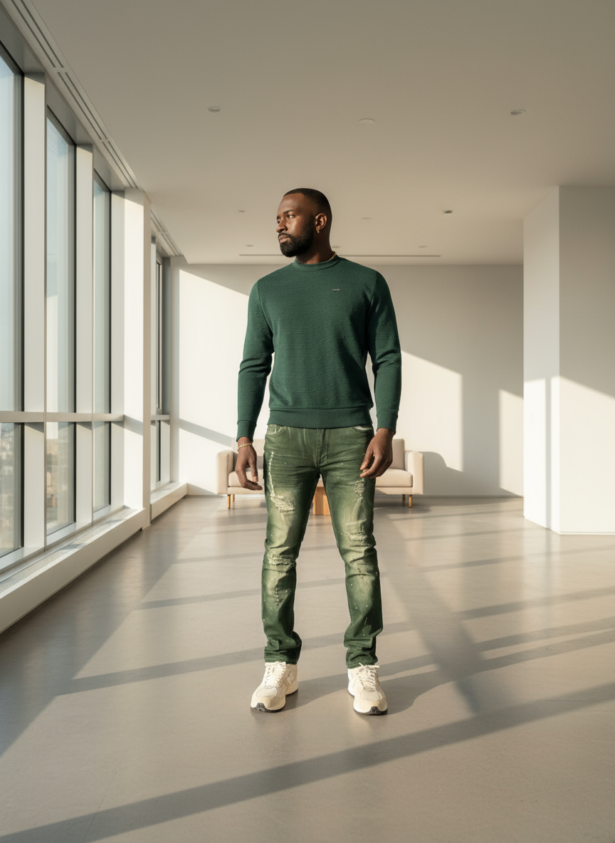 TEEK - Jeans | M1918 Lorenzino Pants - Olive JEANS TEEK MJ