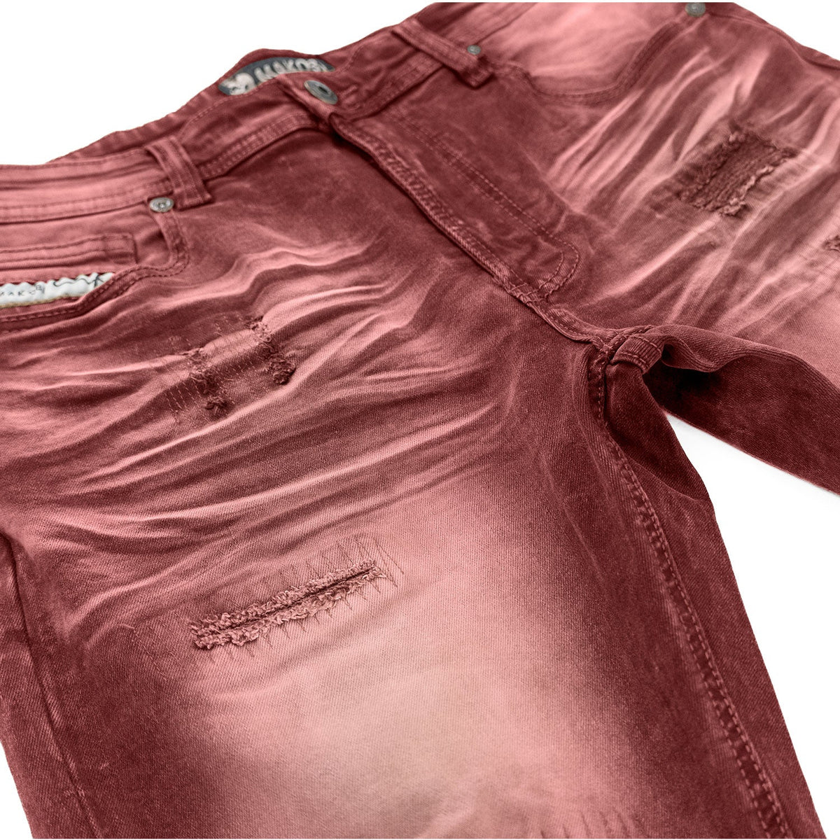 TEEK - Pants | M1975 Lorenzo Jeans - Burgundy JEANS TEEK MJ