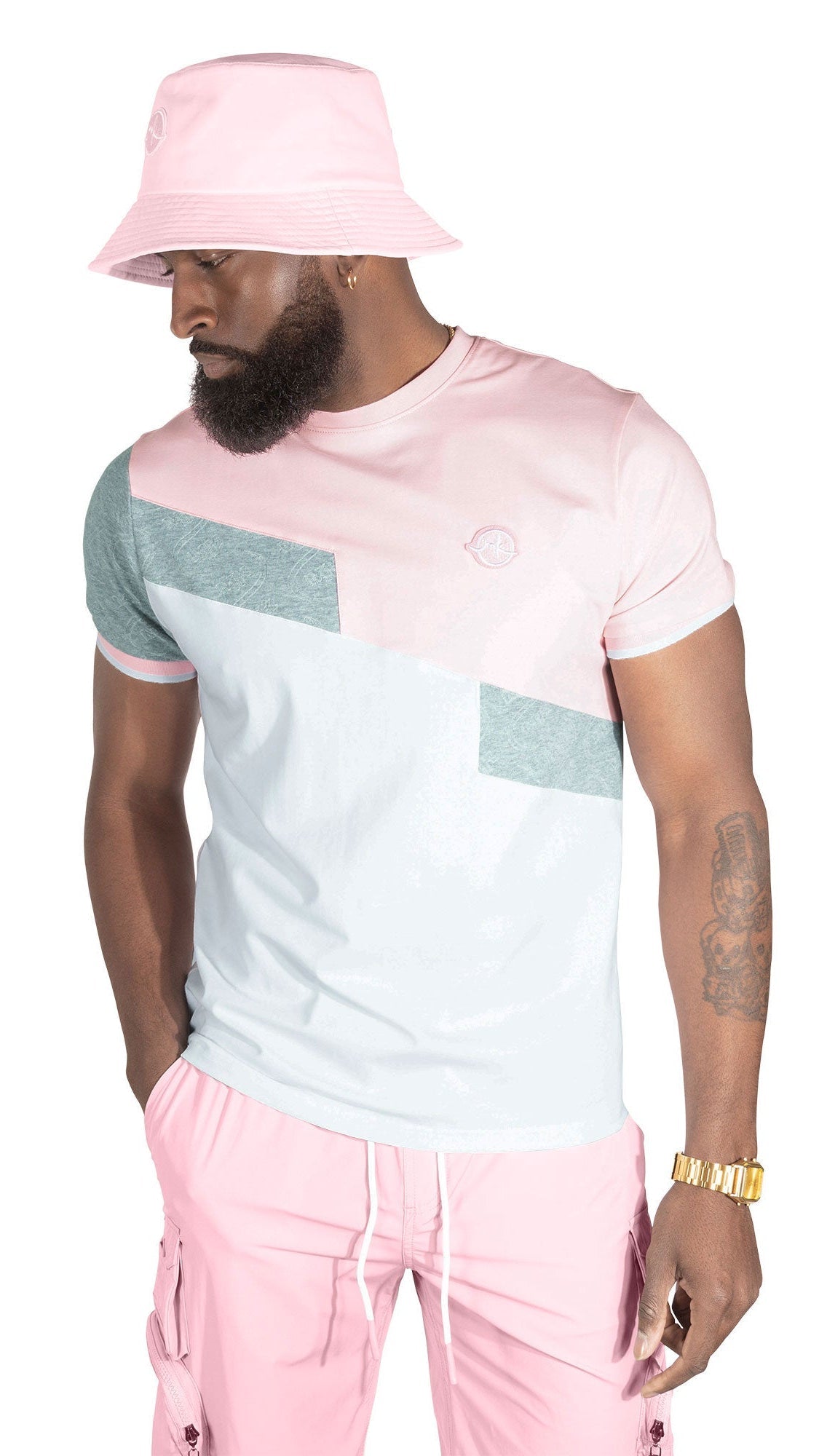 TEEK - M347 Lombardi Tee - Pink TOPS TEEK MJ
