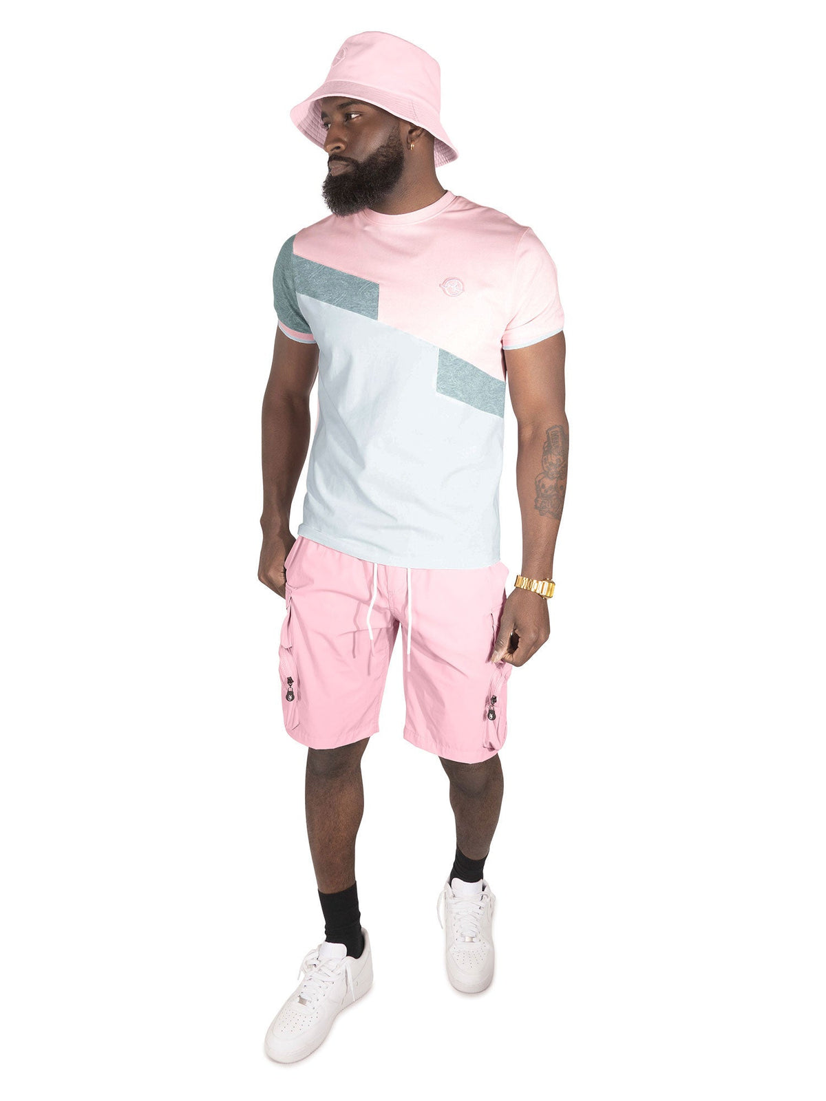 TEEK - M347 Lombardi Tee - Pink TOPS TEEK MJ