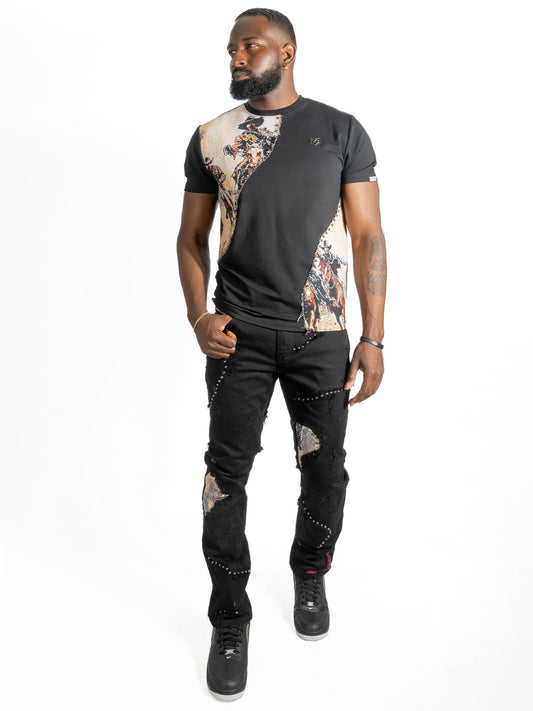 TEEK - Tee | M374 FERDONI T-shirt - Black TOPS TEEK MJ