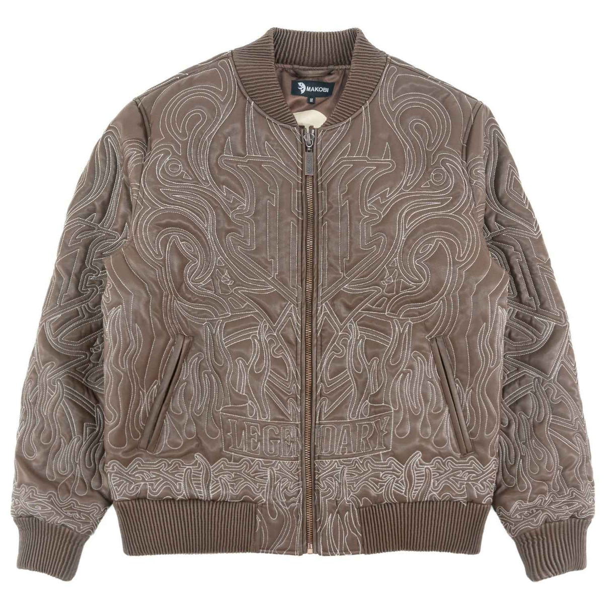 TEEK - Jacket| M4108 Bianco Bomber Jacket - Brown JACKET TEEK MJ BROWN M