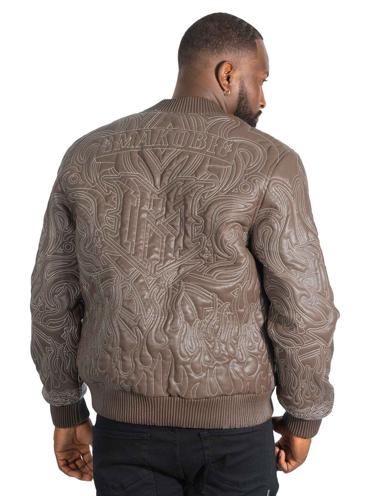 TEEK - Jacket| M4108 Bianco Bomber Jacket - Brown JACKET TEEK MJ