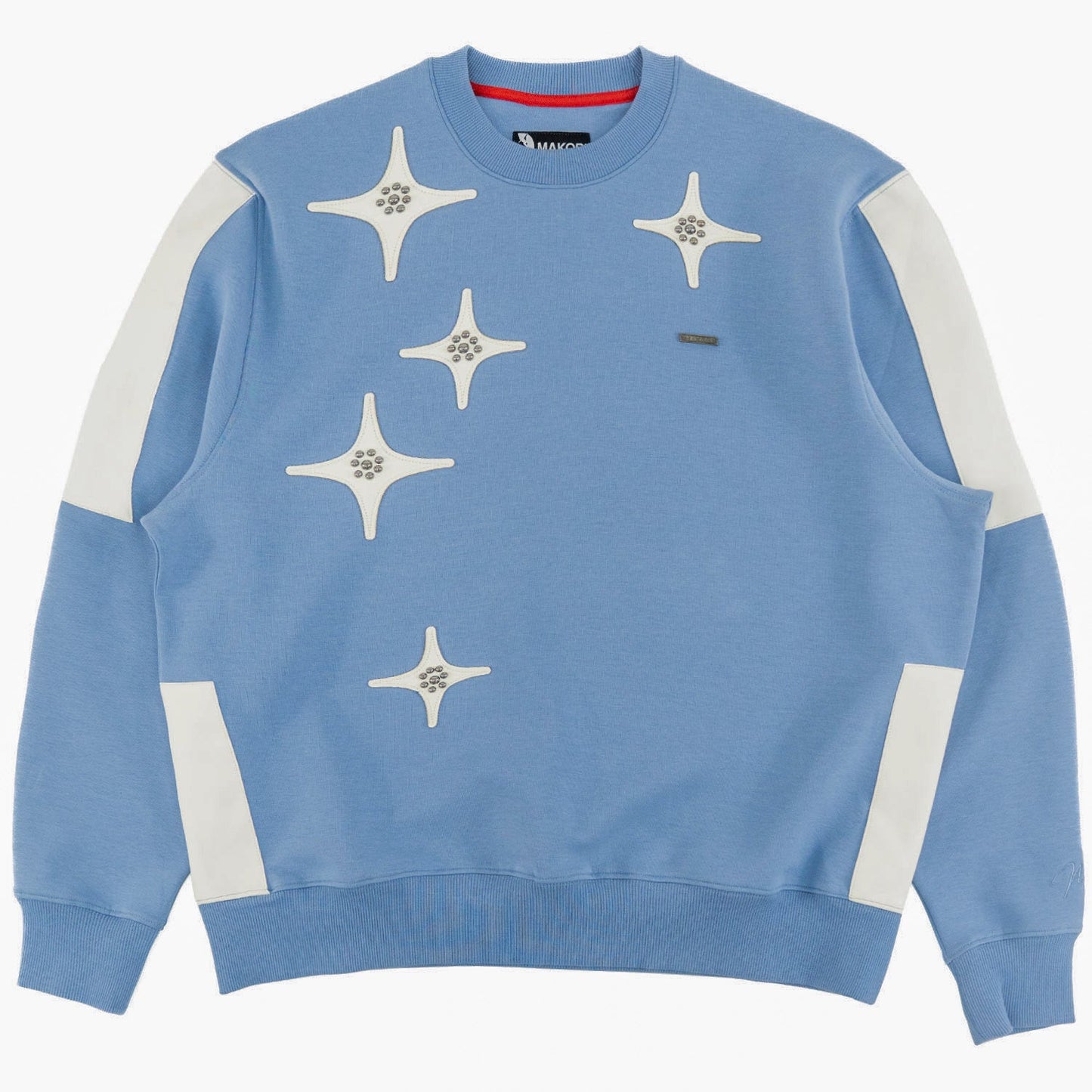TEEK - Sweatshirt | M4118 Bottega Crewneck - Blue Shirts & Tops TEEK MJ