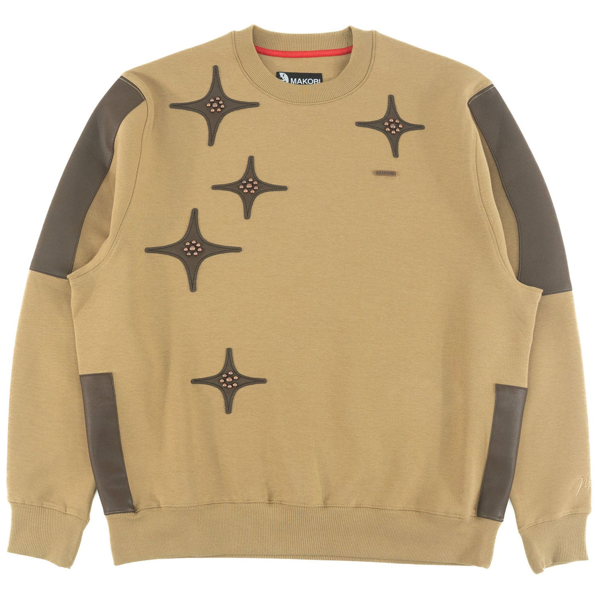 TEEK - Sweatshirt | M4118 Bottega Crewneck - Mocha TOPS TEEK MJ