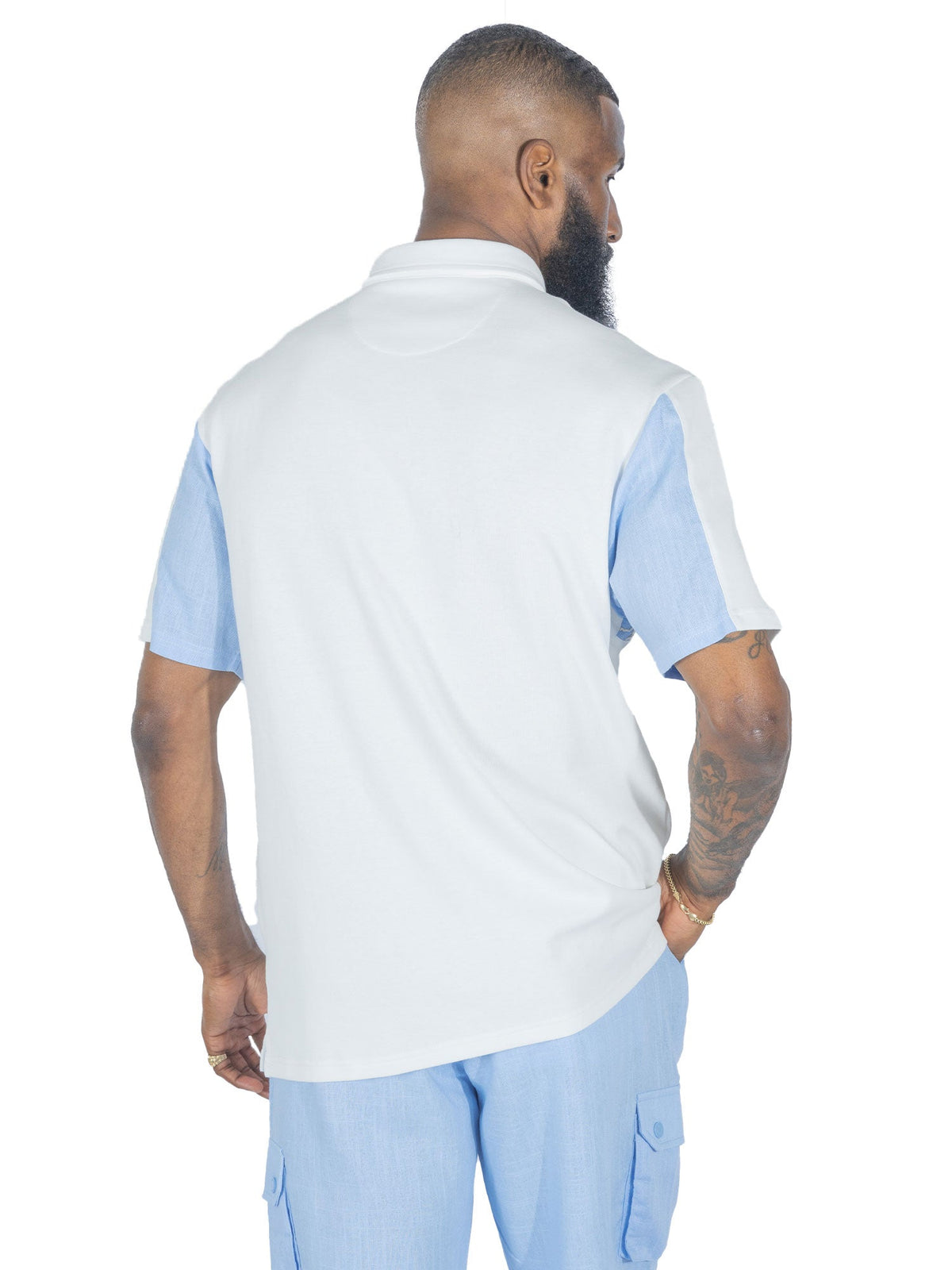 TEEK - M422 Levonia Polo Shirt - Blue TOPS TEEK MJ