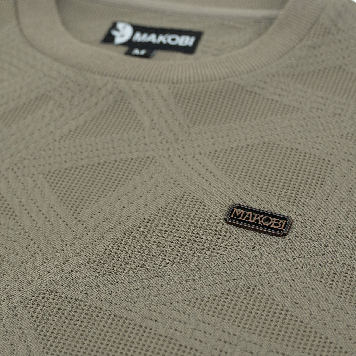 TEEK - M4247 Bernardi Crewneck Set - Taupe SET TEEK MJ