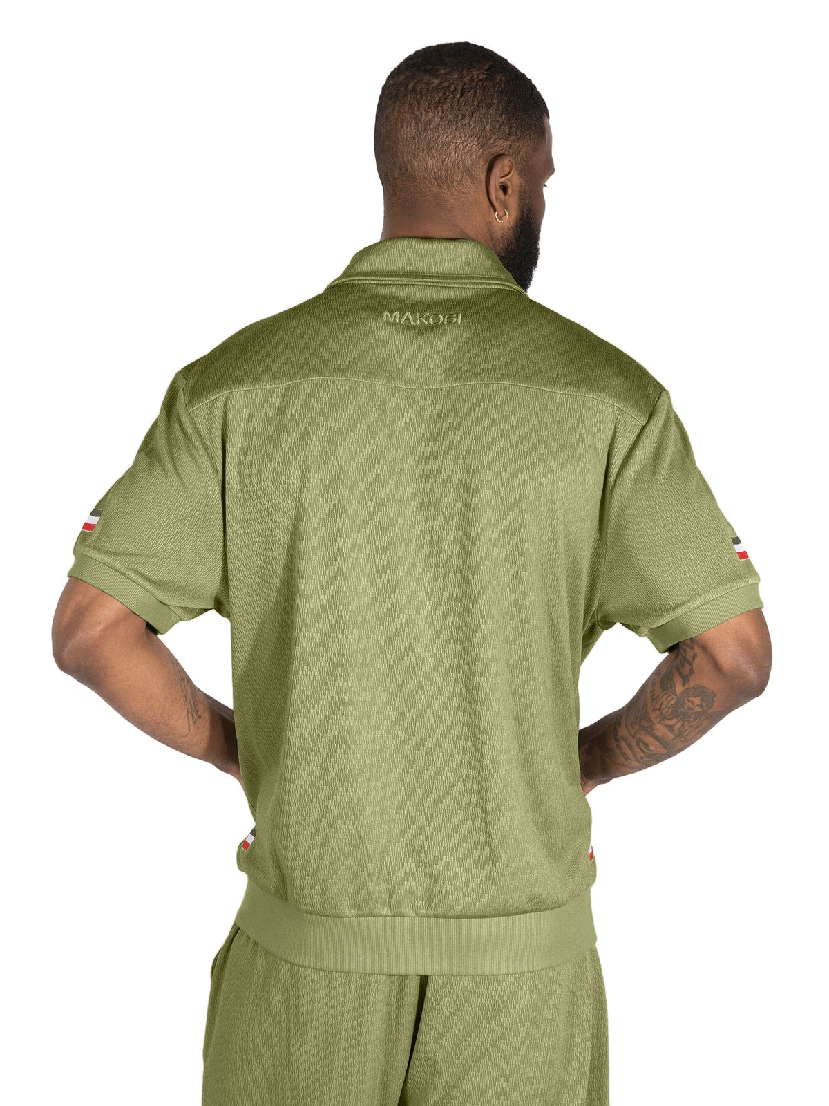 TEEK - M428 Moreli Knit Short Sets - Olive SET TEEK MJ