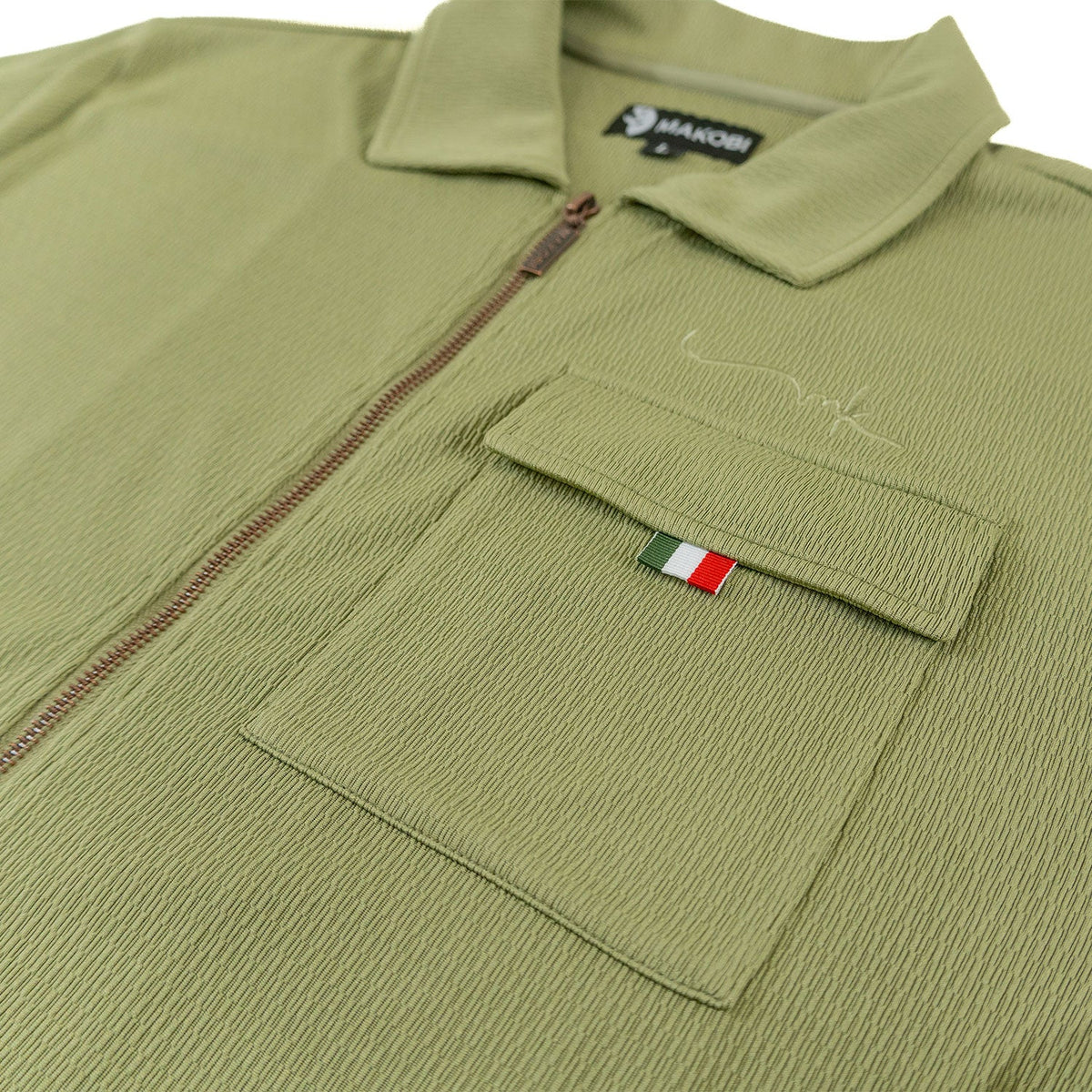 TEEK - M428 Moreli Knit Short Sets - Olive SET TEEK MJ