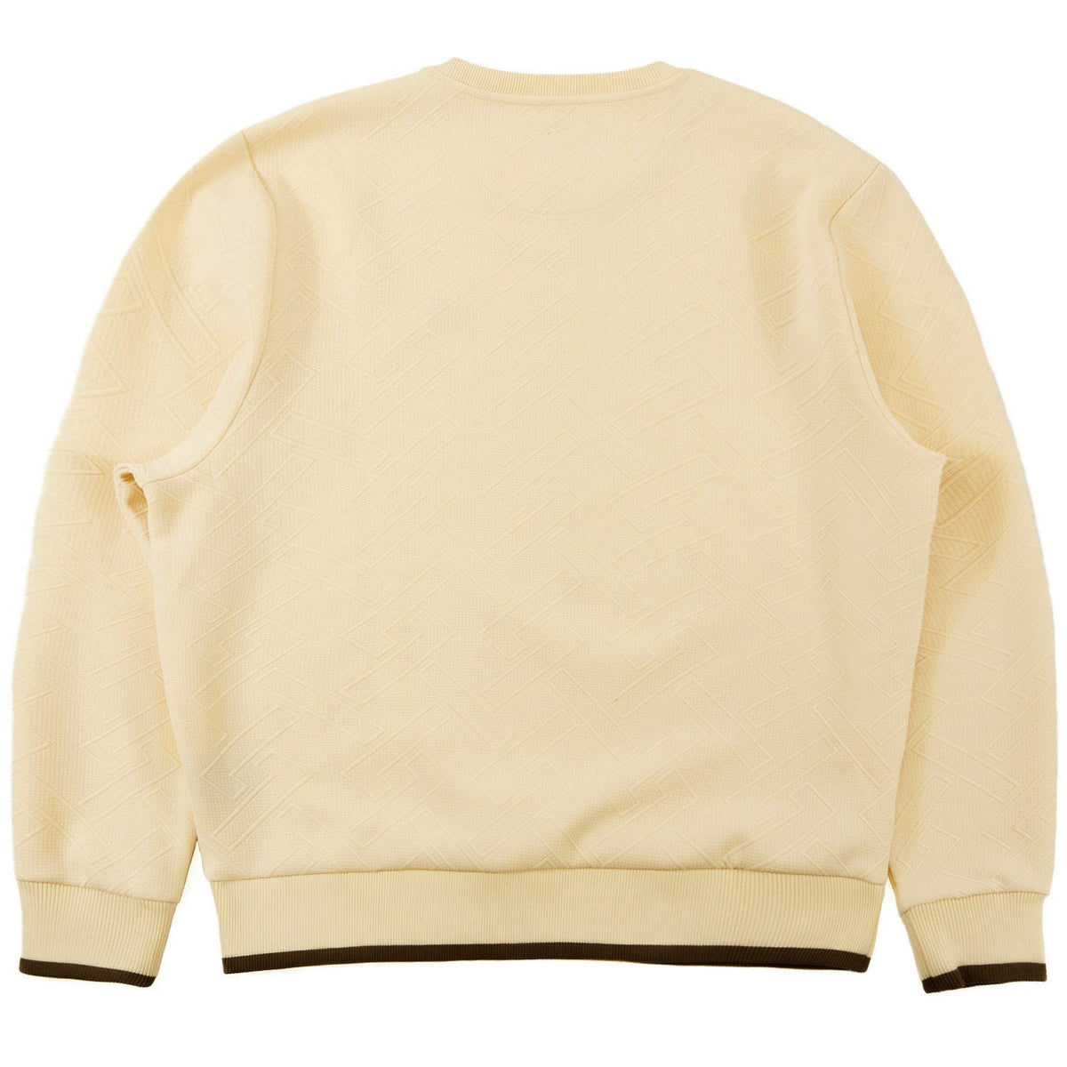 TEEK - M4390 Beanchi Jacquard Crewneck - Natural TOPS TEEK MJ