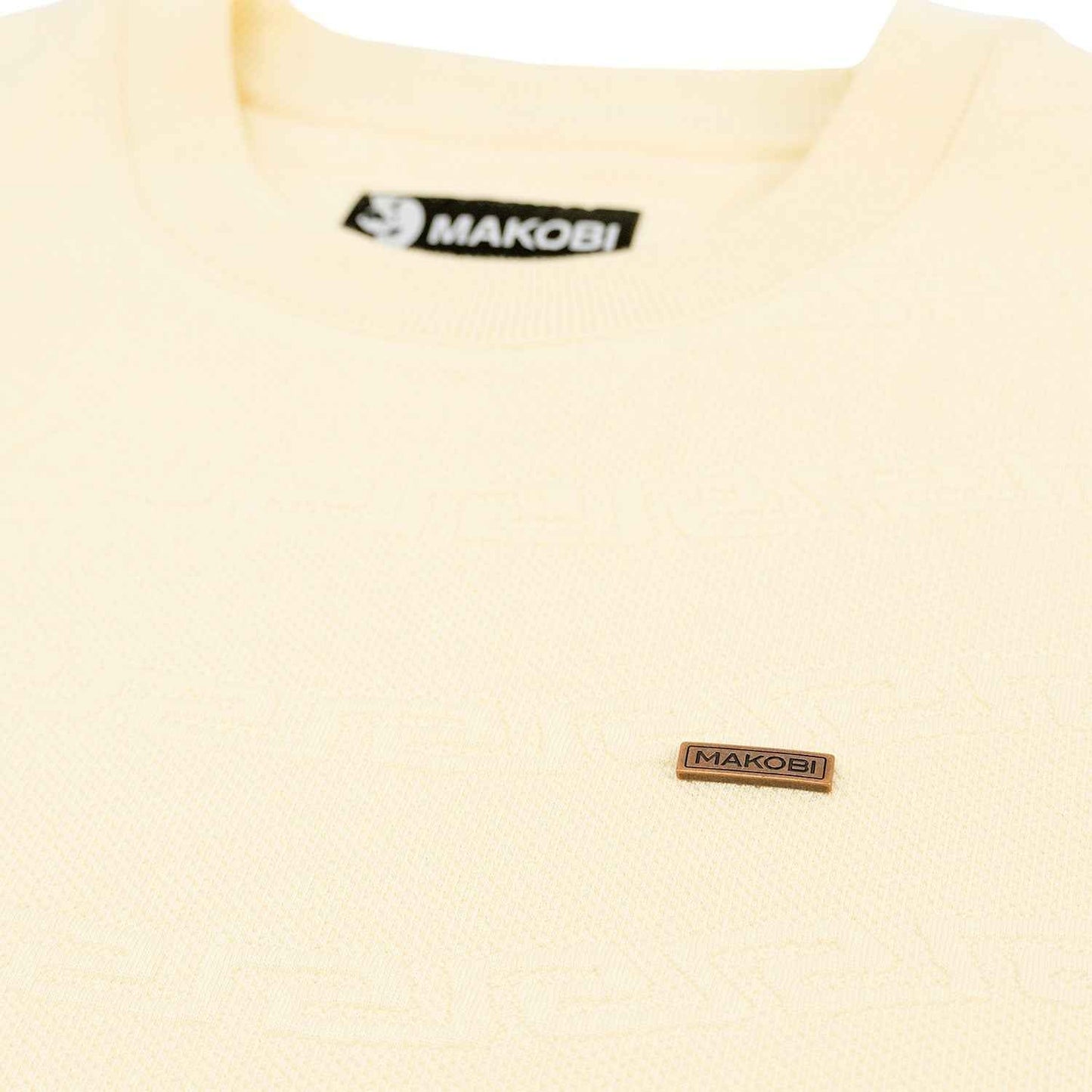 TEEK - Sweatshirt | M4412 Bianco Crewneck - Natural TOPS TEEK MJ