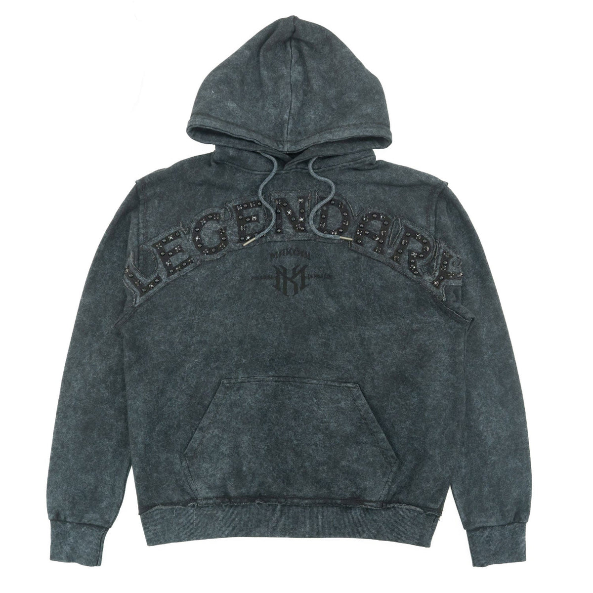 TEEK - Fleece Hoodie | M4557 Sartoni Pull Over - Black TOPS TEEK MJ M BLACK