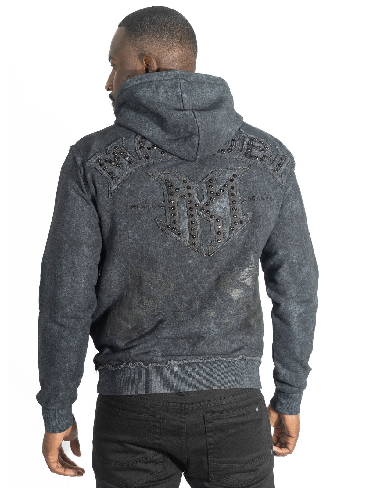 TEEK - Fleece Hoodie | M4557 Sartoni Pull Over - Black TOPS TEEK MJ