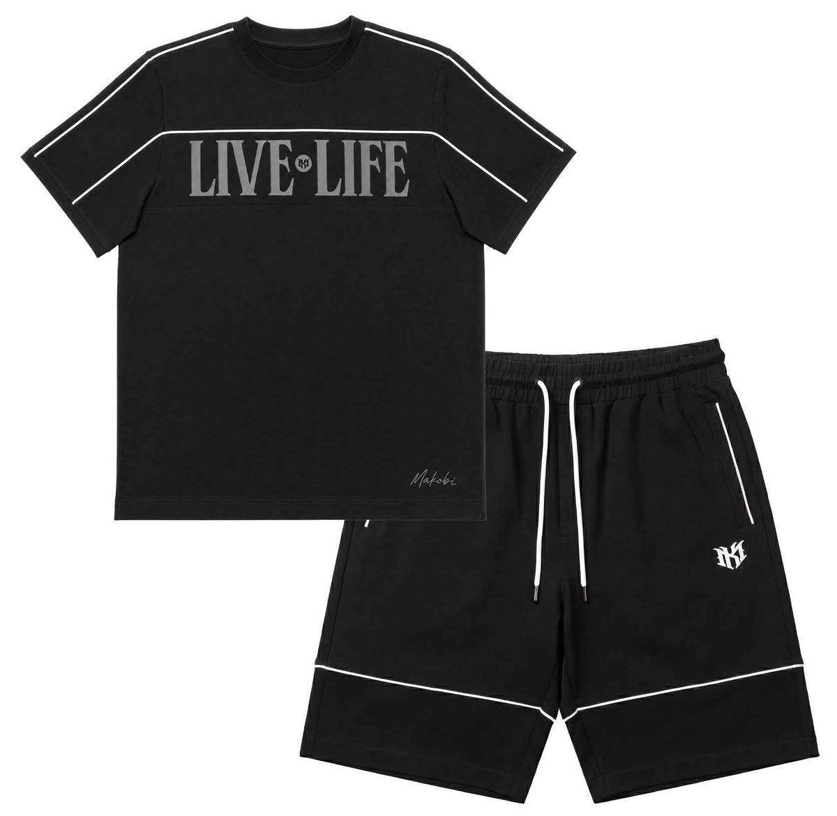 TEEK - M659 Live Life Shorts - Black SHORTS TEEK MJ