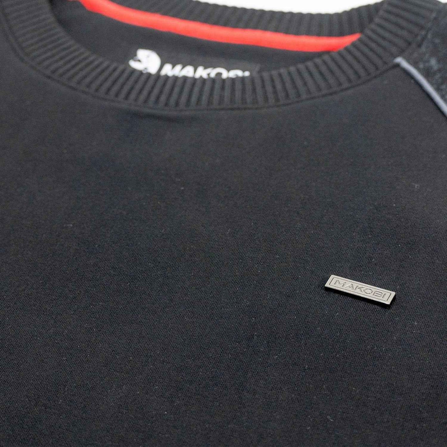 Sweatshirt | M4902 Bernardi Crewneck - Black Sweatshirt Makobi Jeans USA