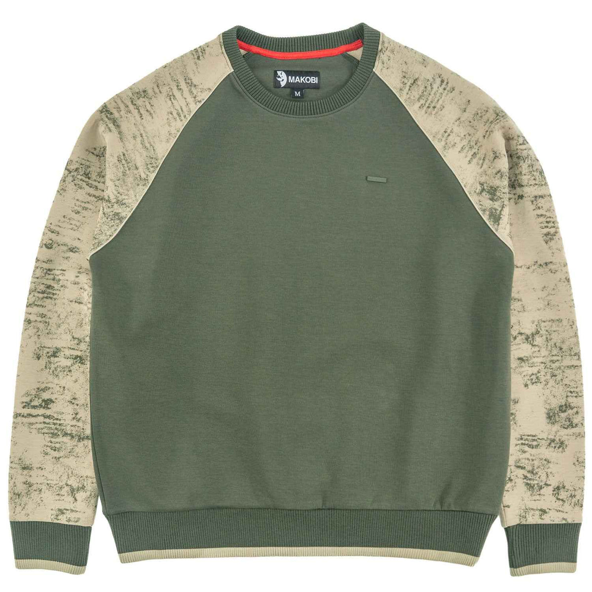 TEEK - Sweatshirt | M4902 Bernardi Crewneck - Olive TOPS TEEK MJ OLIVE M