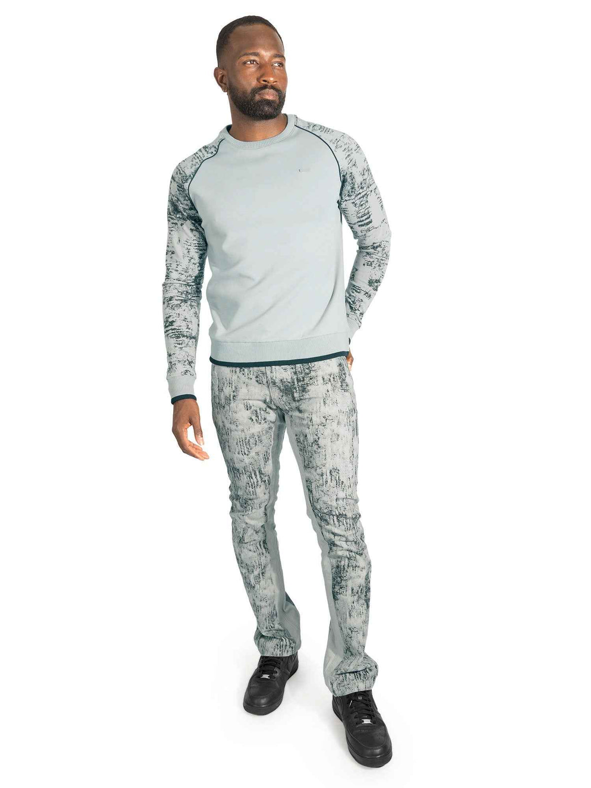 TEEK - Sweatshirt | M4902 Bernardi Crewneck - Gray TOPS TEEK MJ