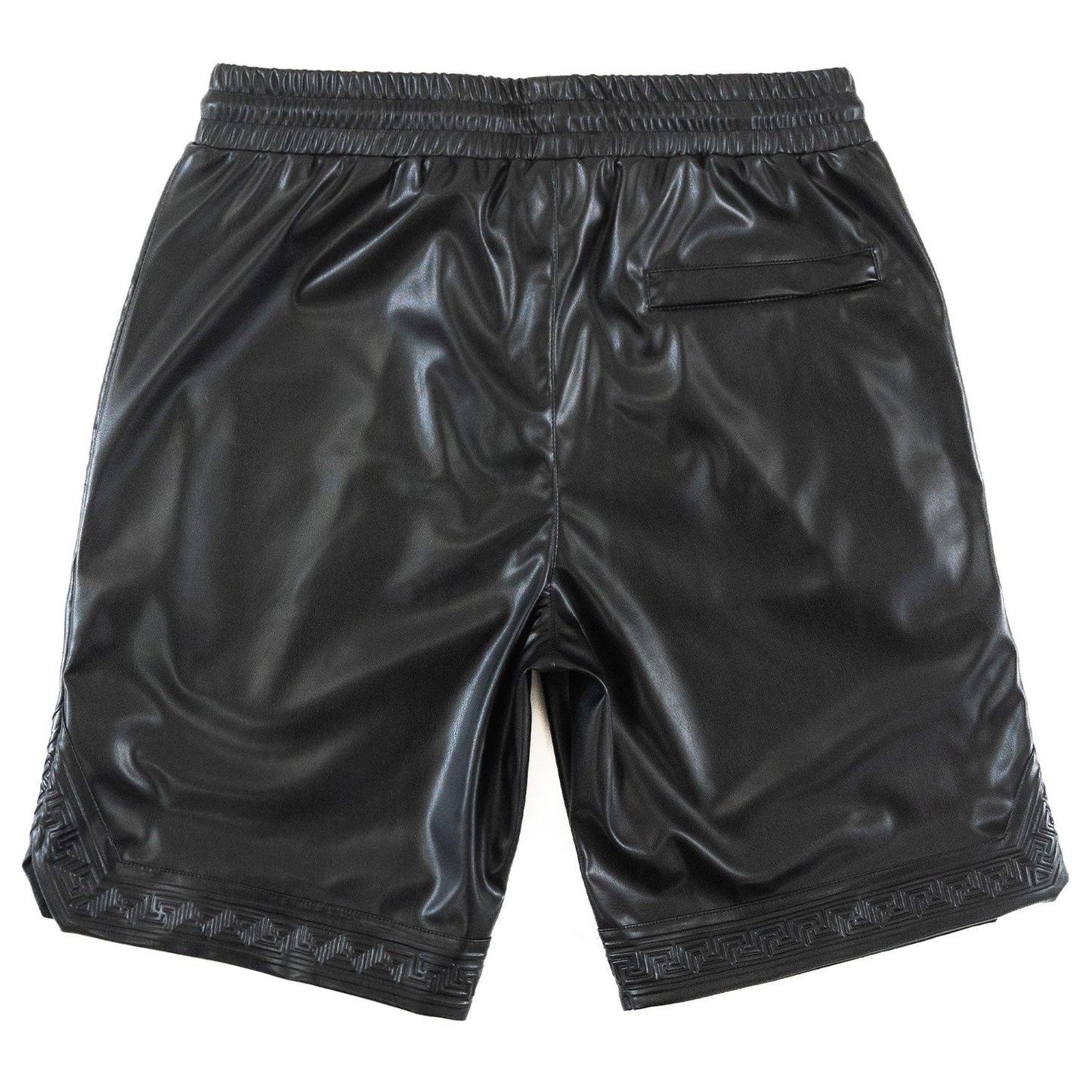 TEEK - M629 Belluci Vegan Leather Shorts - Black SHORTS TEEK MJ