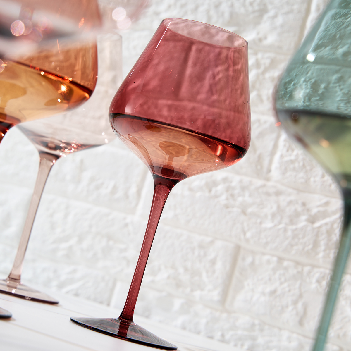 TEEK - Tonal Stemmed Wine Glassware Set HOME DECOR TEEK KS