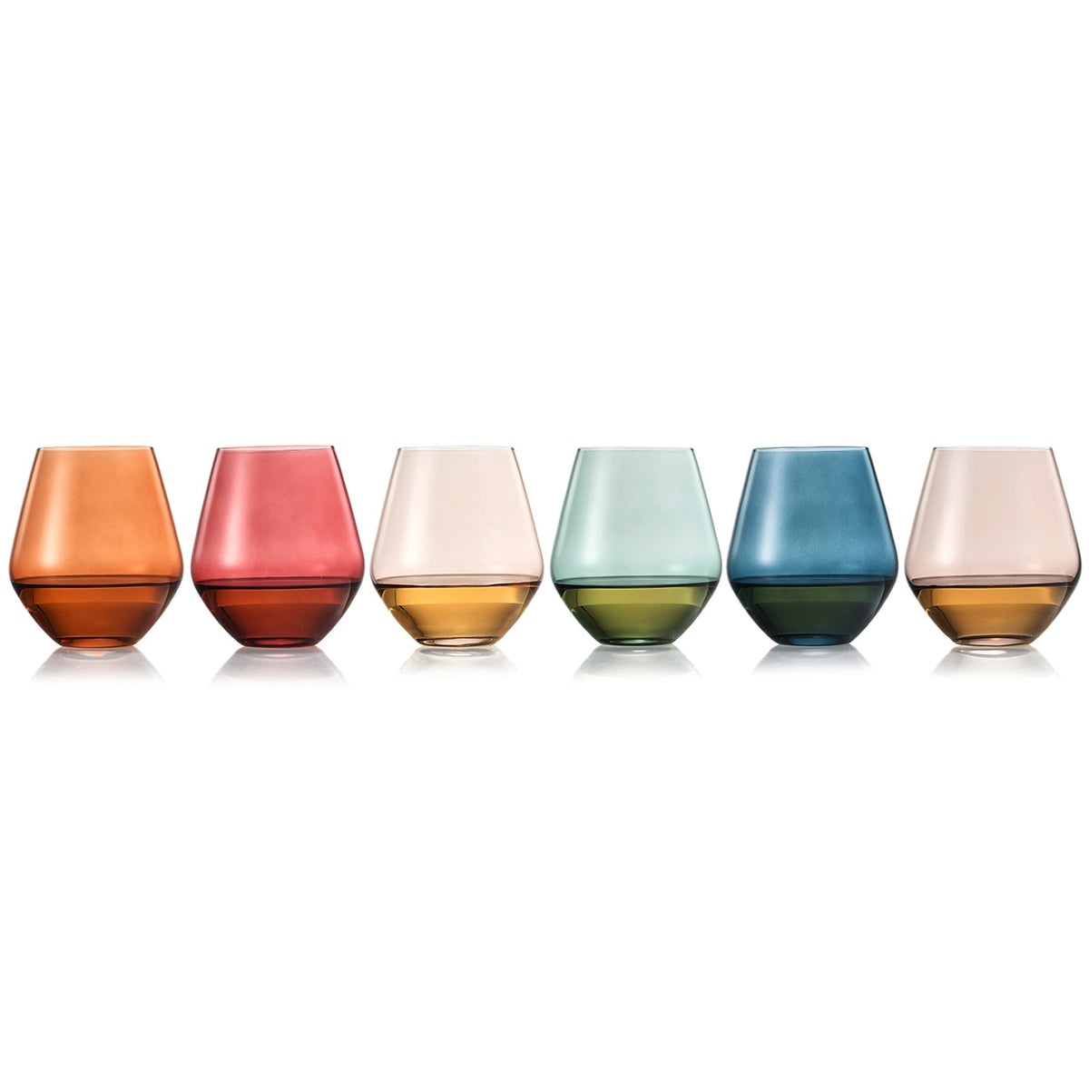TEEK - Tonal Stemless Wine Glassware Set HOME DECOR TEEK KS