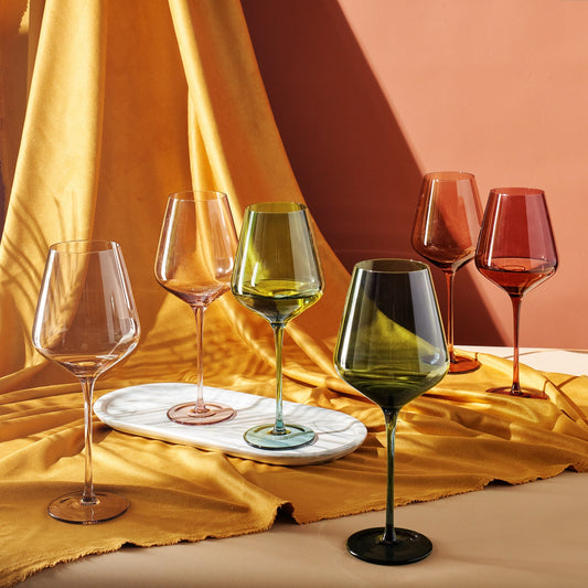 TEEK - Tonal Stemmed Wine Glassware Set HOME DECOR TEEK KS