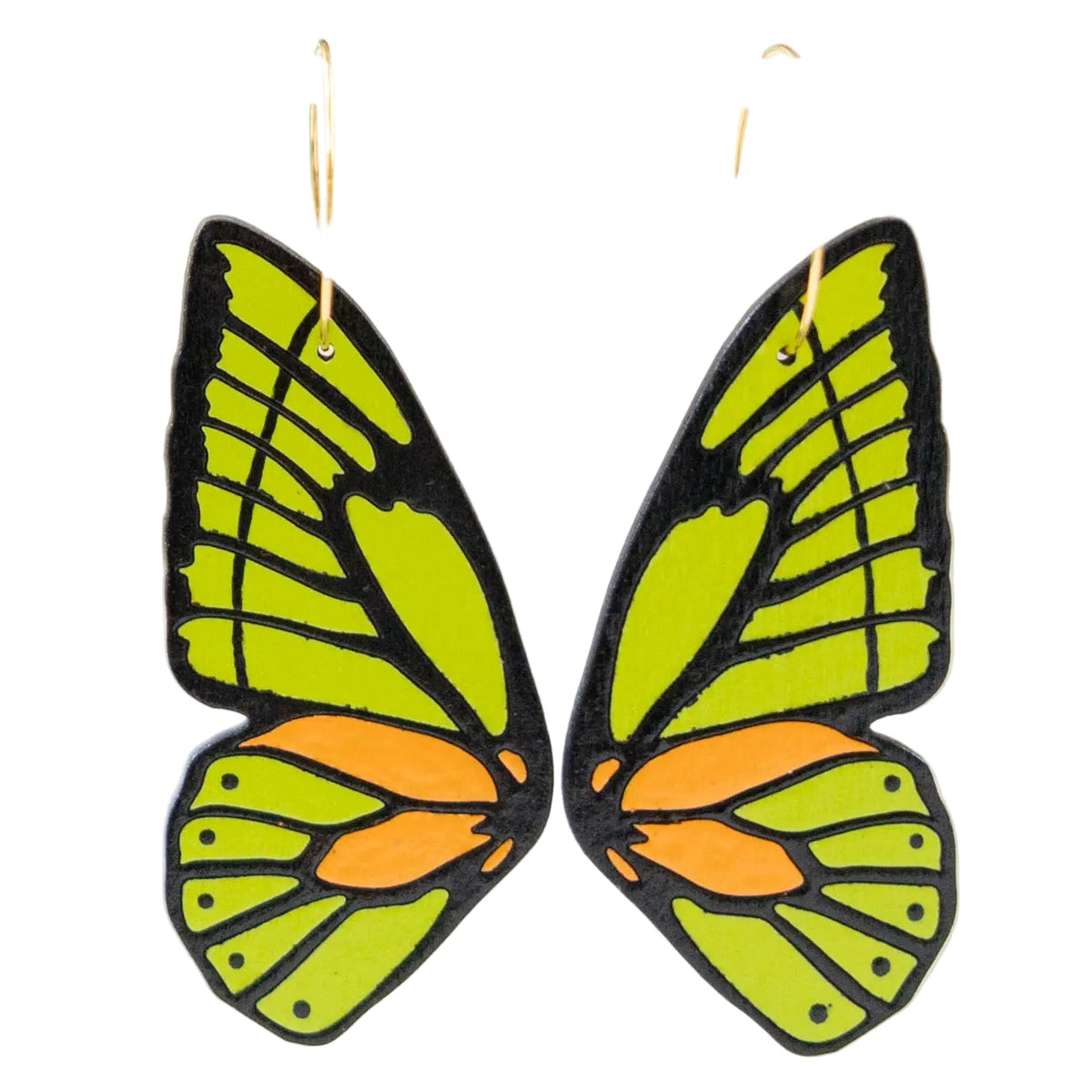 TEEK - Neon Butterfly Wing Hoops JEWELRY TEEK LCM
