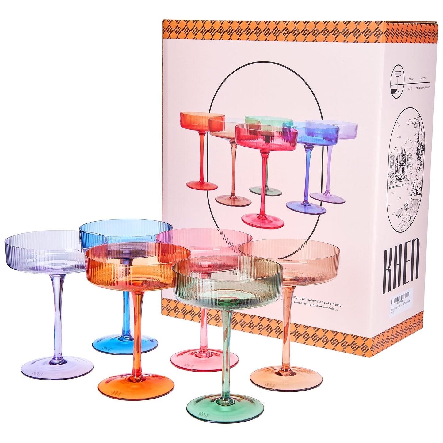 TEEK - Como Spring Coupe Cocktail Glassware Set HOME DECOR TEEK KS