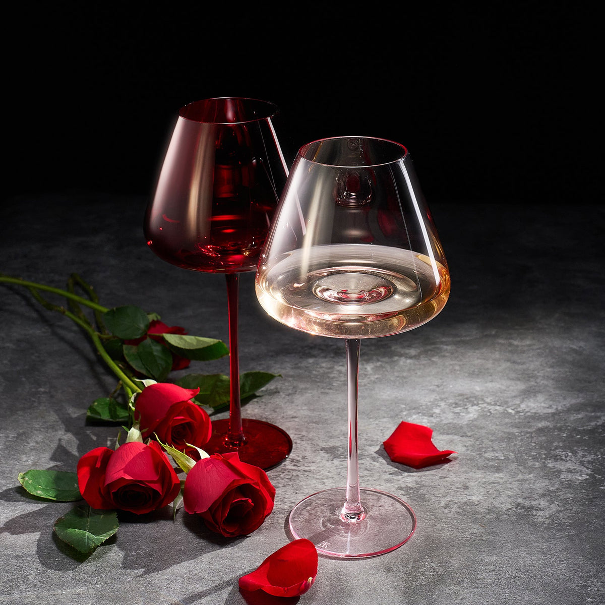 TEEK - Love Stemmed Wine Glassware Set HOME DECOR TEEK KS
